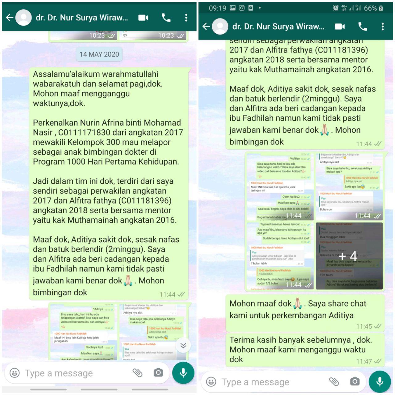 Laporan Lanjutan kepada Dokter Pembimbing 2  #stayathomestaysafe